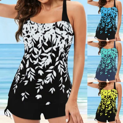 Two Tone Print Tankinis - Image 5