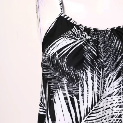 Strappy Spaghetti Strap Tankini - Image 2